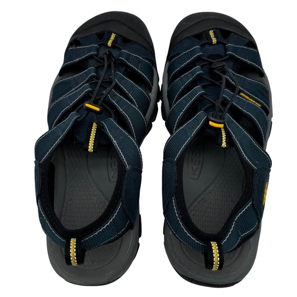 KEEN Newport H2 Mens 11.5 Navy Blue Waterproof Hiking Sandals Closed Toe Bungee main image 8